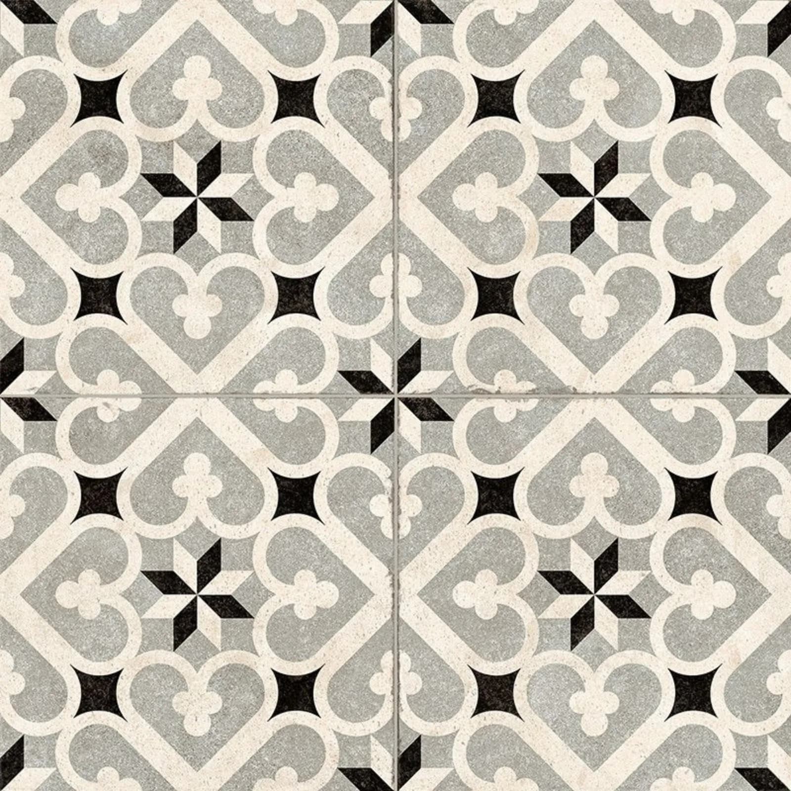 Porcelanato Decorativo Multicolor Acetinado 60x60 Ceusa Ladrilho Amu RET "A"