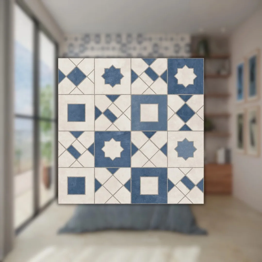 Porcelanato Ceusa Ladrilho 60x60 Marroquino Bl RET "A"