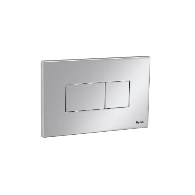 Acabamento para Caixa de Descarga Embutida Pneumática Cromado Deca H Quadra Duo