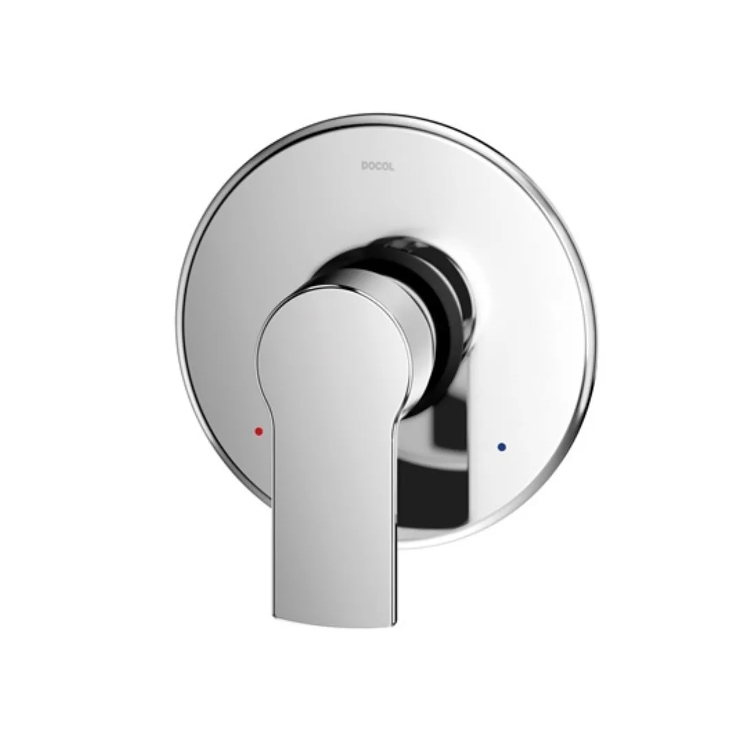 Acabamento Docol monocomando base Deca para chuveiro e ducha higiênica DE Argon cromado
