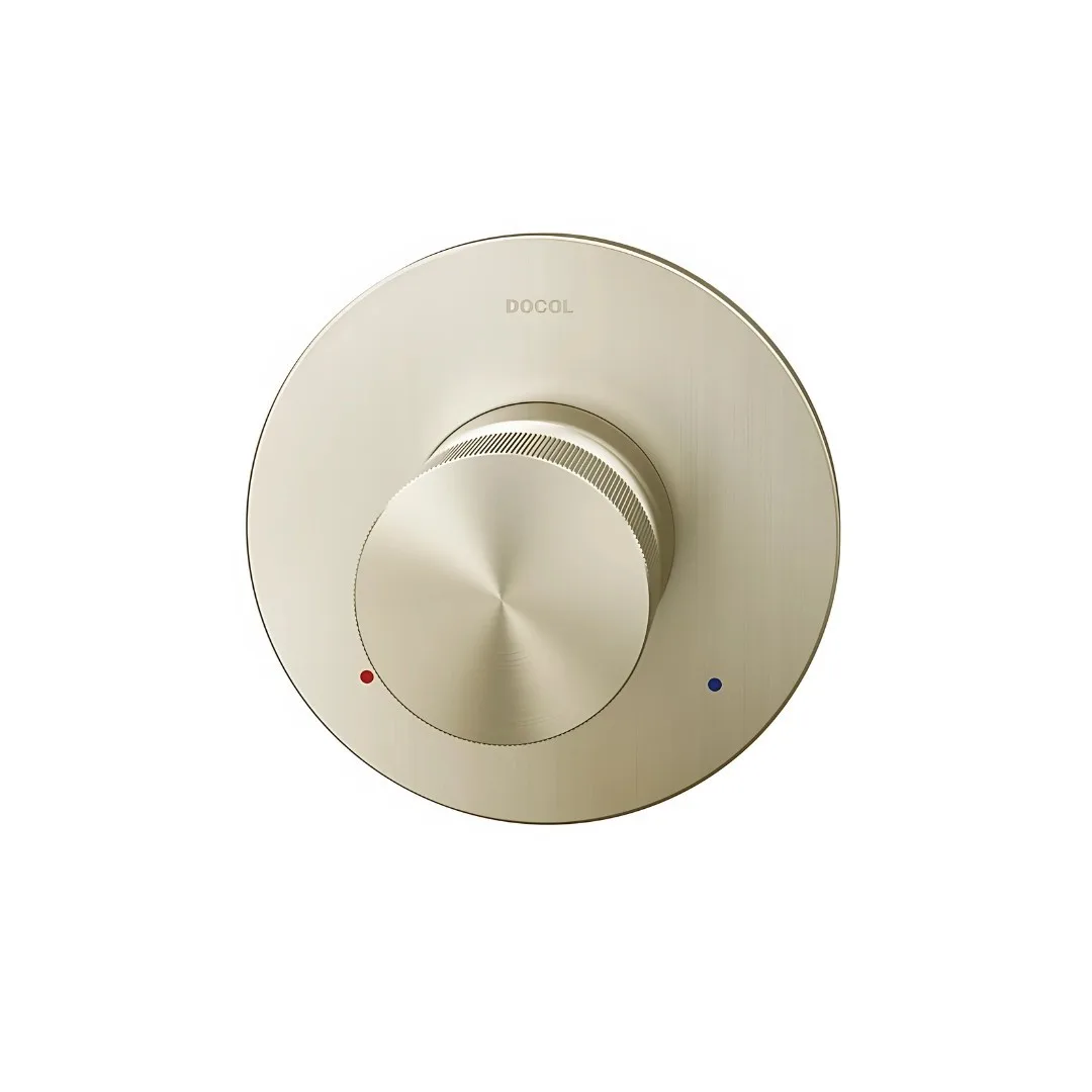Acabamento monocomando para chuveiro e ducha higiênica 1/2" Mix&Match níquel escovado