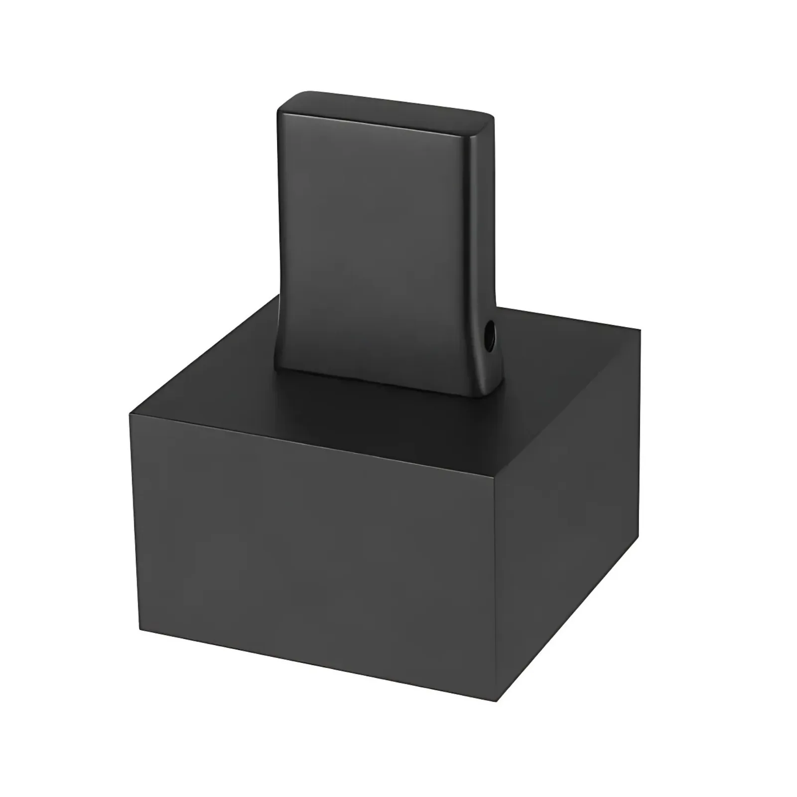 Acabamento pra Registro Meber Axiom Slim Preto Mate