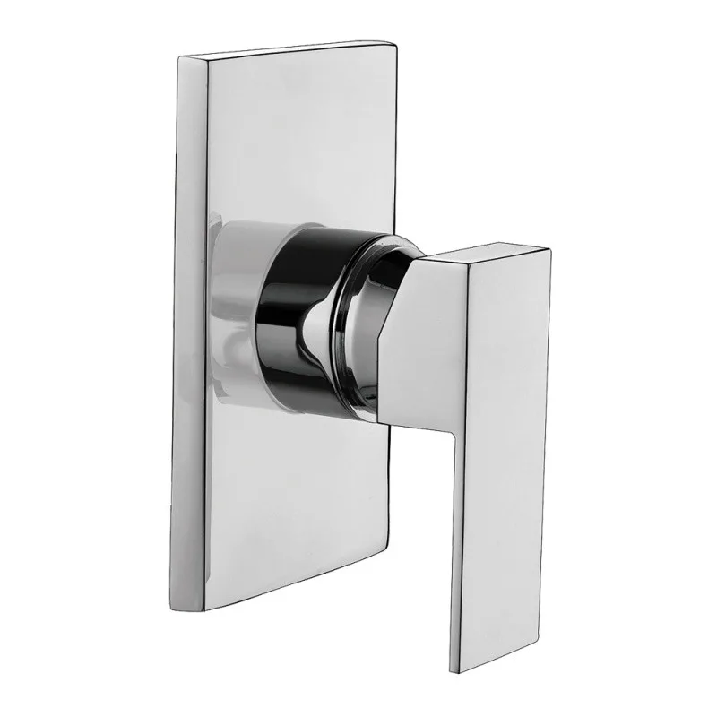 Acabamento Chuveiro Monocomando Rubinettos Smart Aço Escovado Base Deca 1566