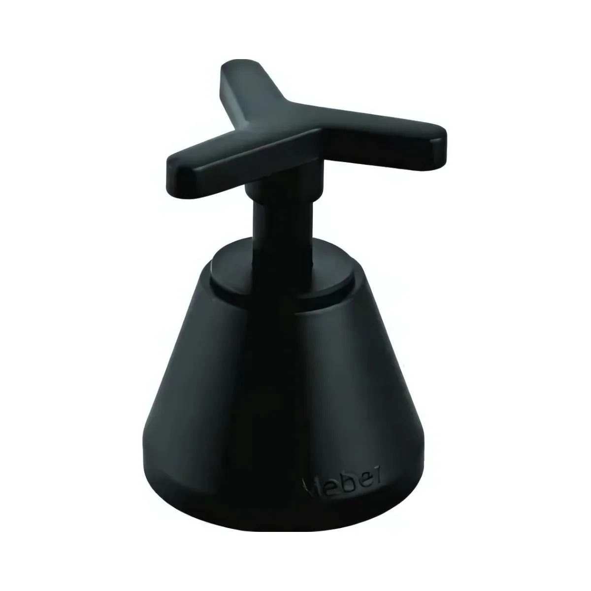 Acabamento de Registro 1/2” 3/4” e 1” Meber Triade 15 Preto Matte