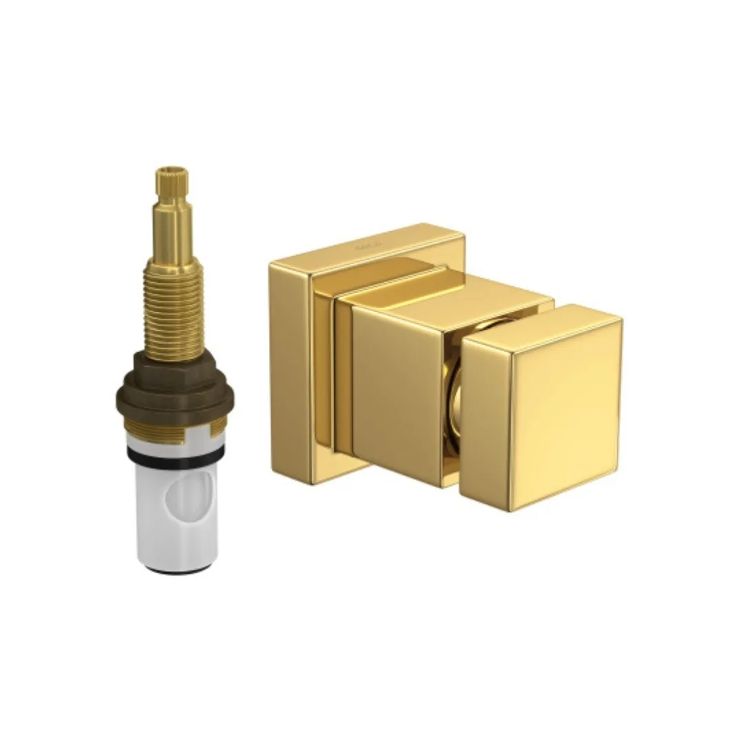 Acabamento Deca Cubo 3/4 Para Registro Pressão Gold