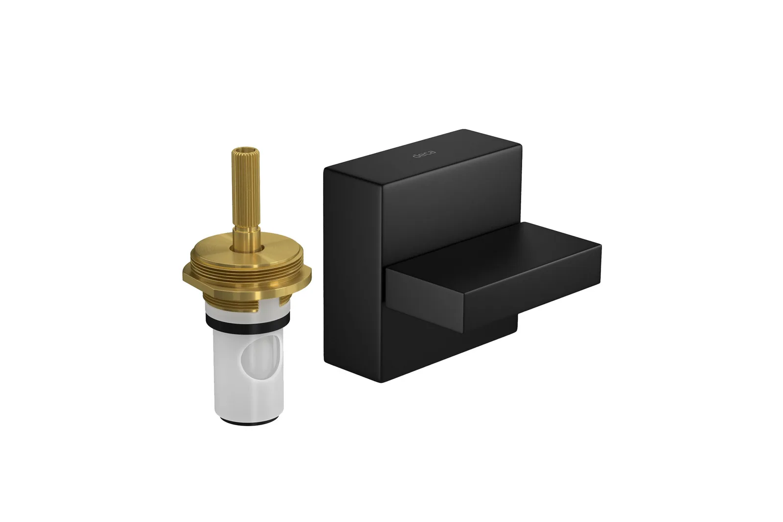 Acabamento Deca Dream Black Matte Pressao