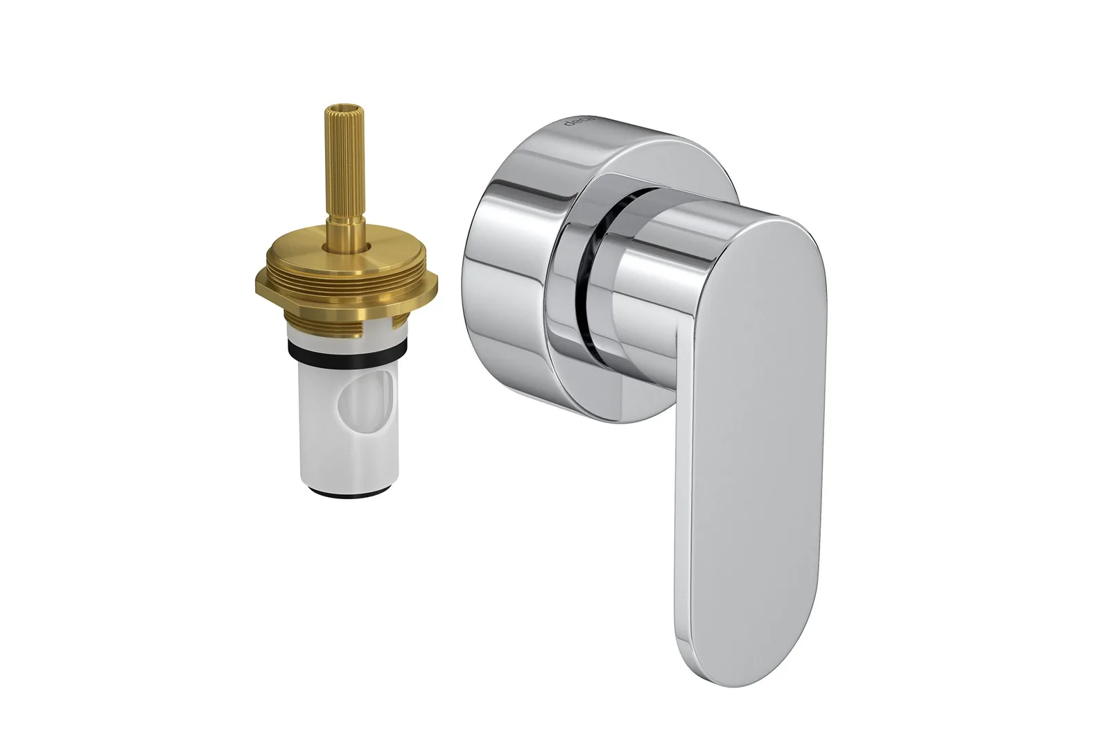 Acabamento Deca Drop Cromado 4916 Pressão