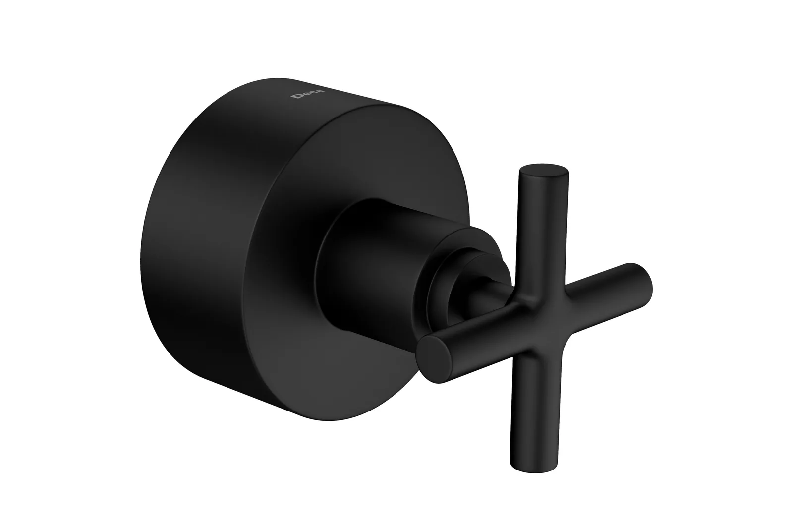Acabamento Deca Duna Classic 64 1/1/2 Black Matte Base Registro