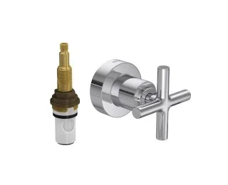 Acabamento Deca Duna Classic 64 Cromado Base Reg Mvr