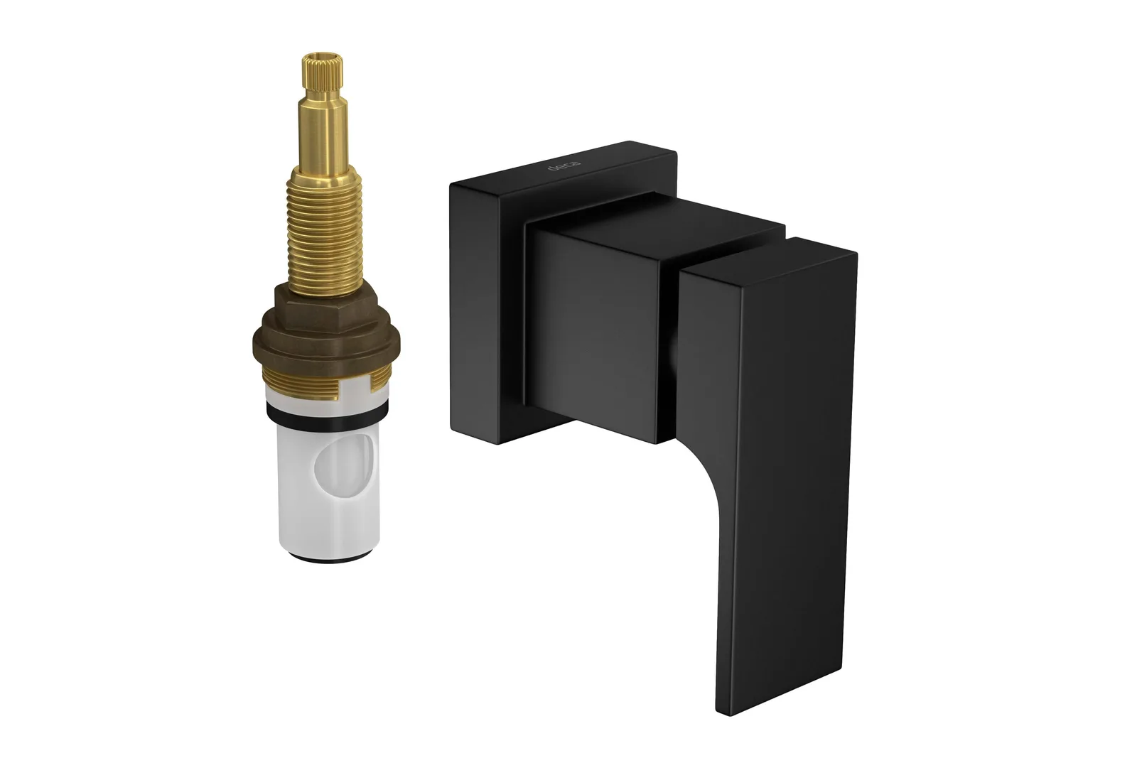 Acabamento Deca Unic Black Matte 4916 Pressao