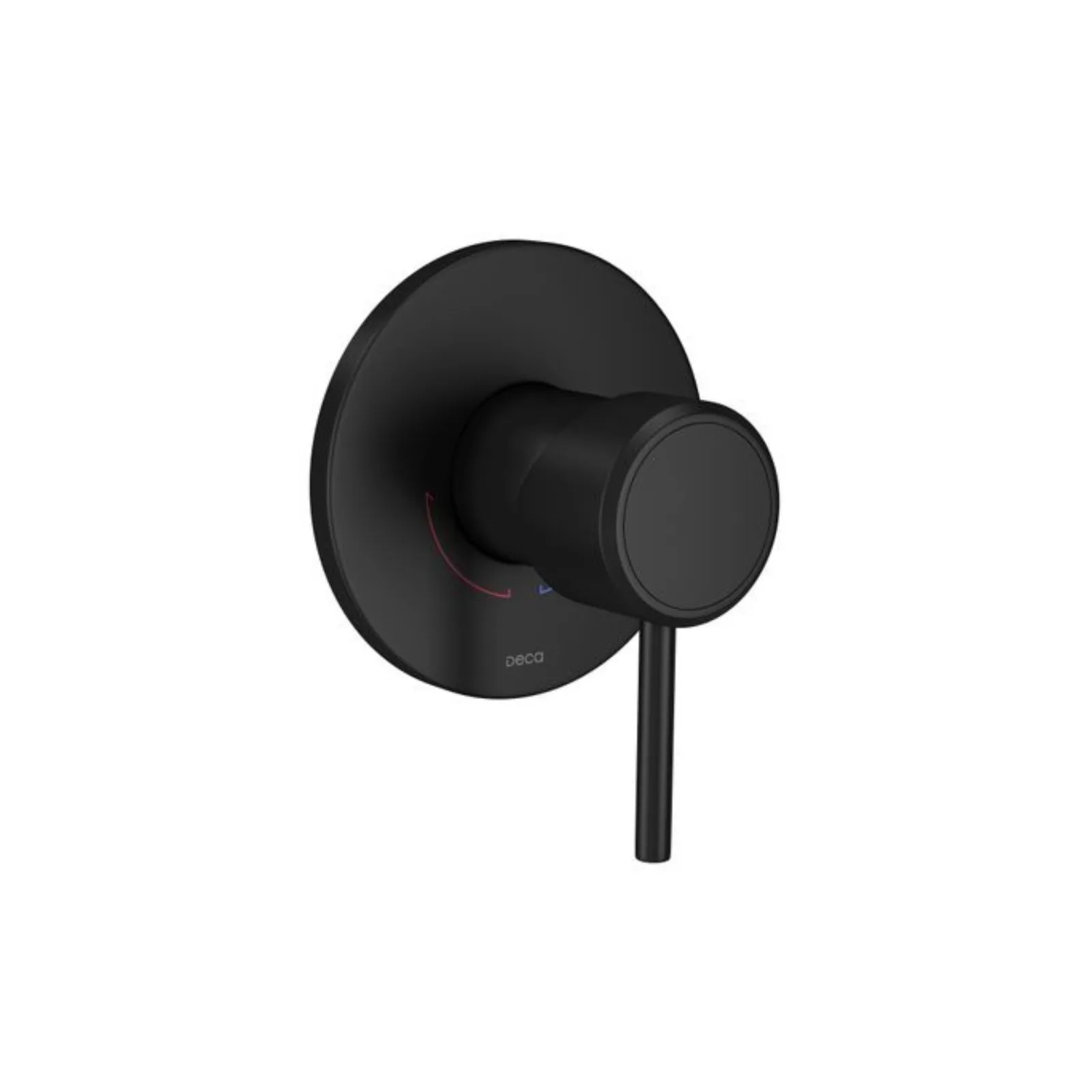 Acabamento Deca You monocmando para chuveiro redondo Black Matte
