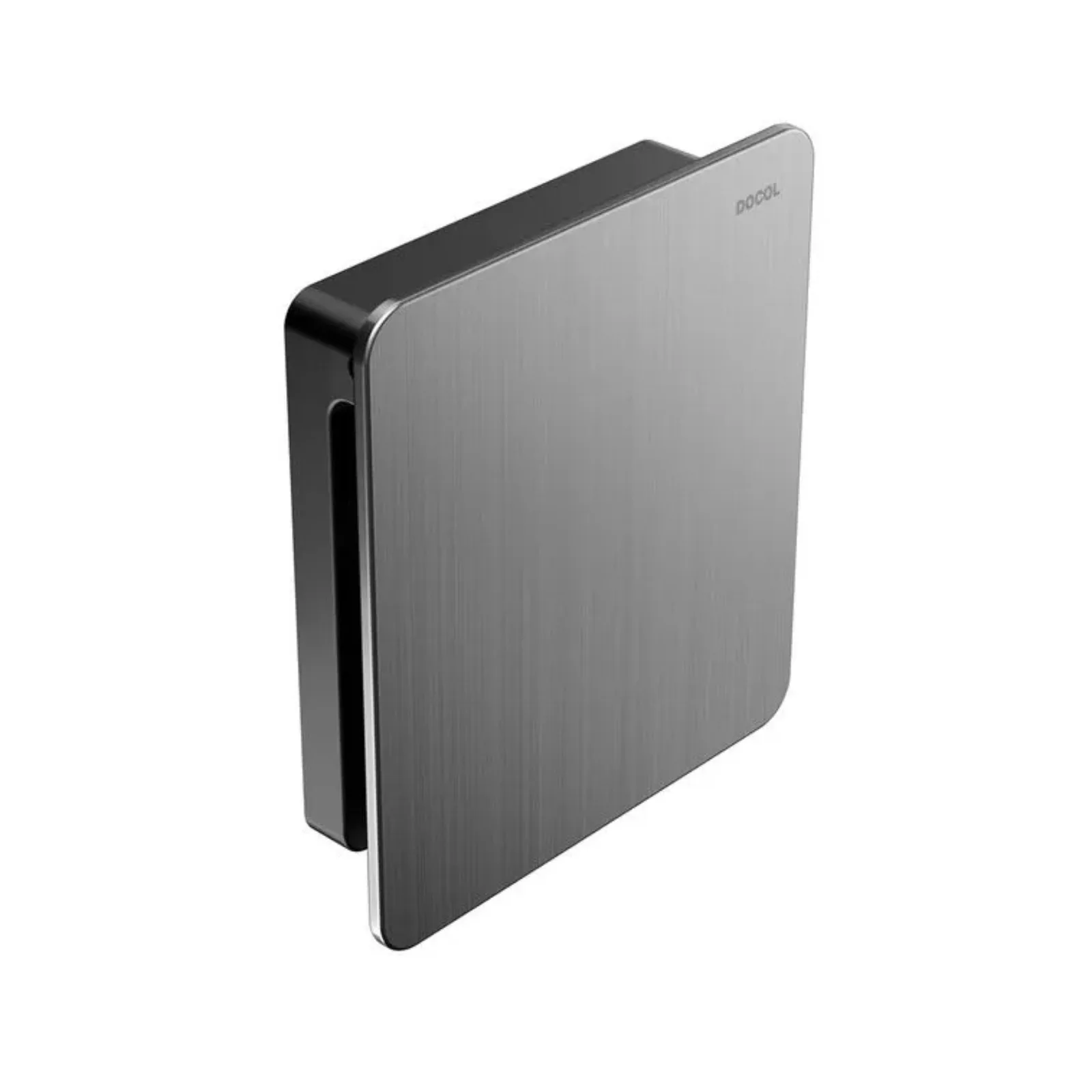 Acabamento Para Válvula De Descarga De Parede Grafite Escovado Docol Flat