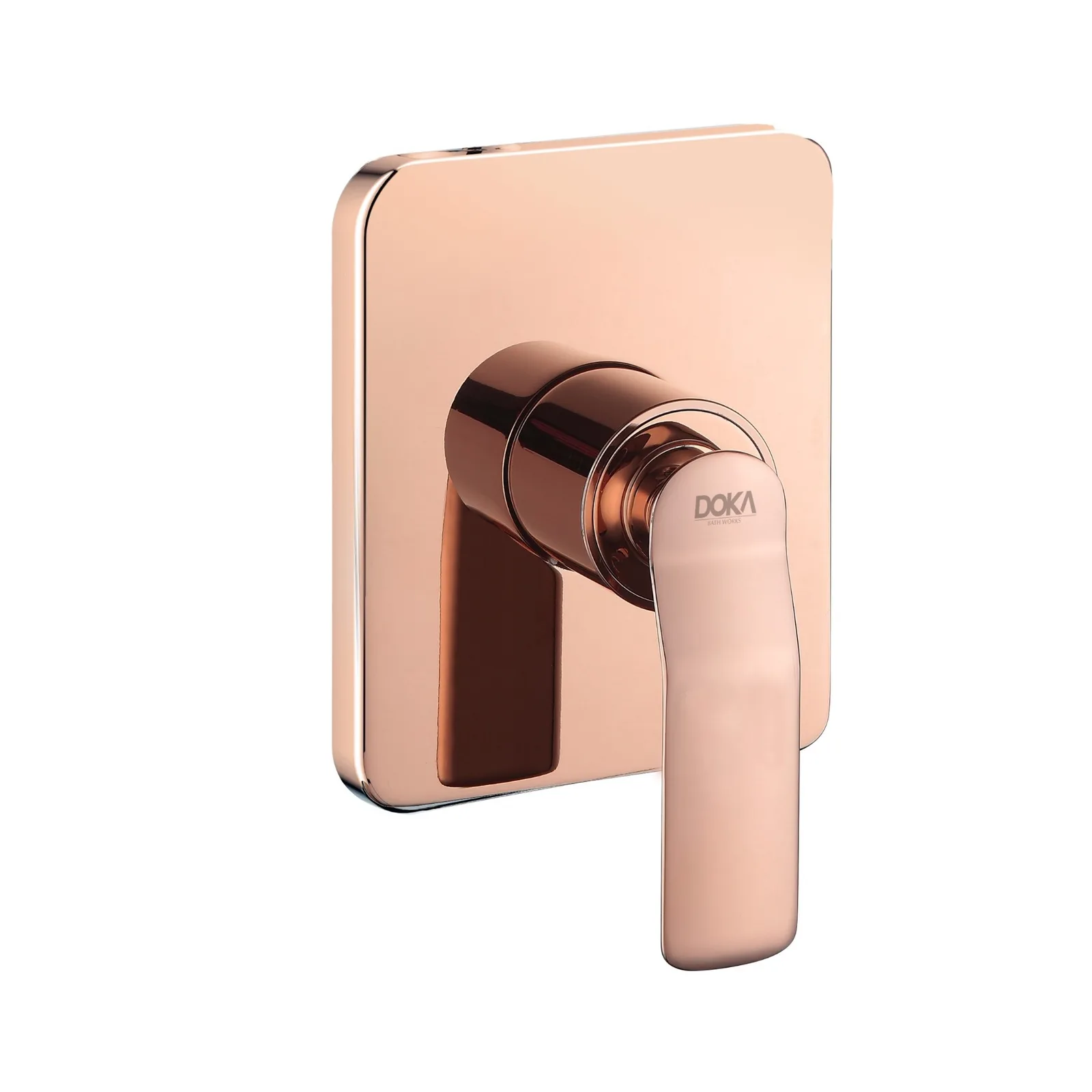 Acabamento Doka para Monocomando de Chuveiro Rainbow Base Deca Rose Gold
