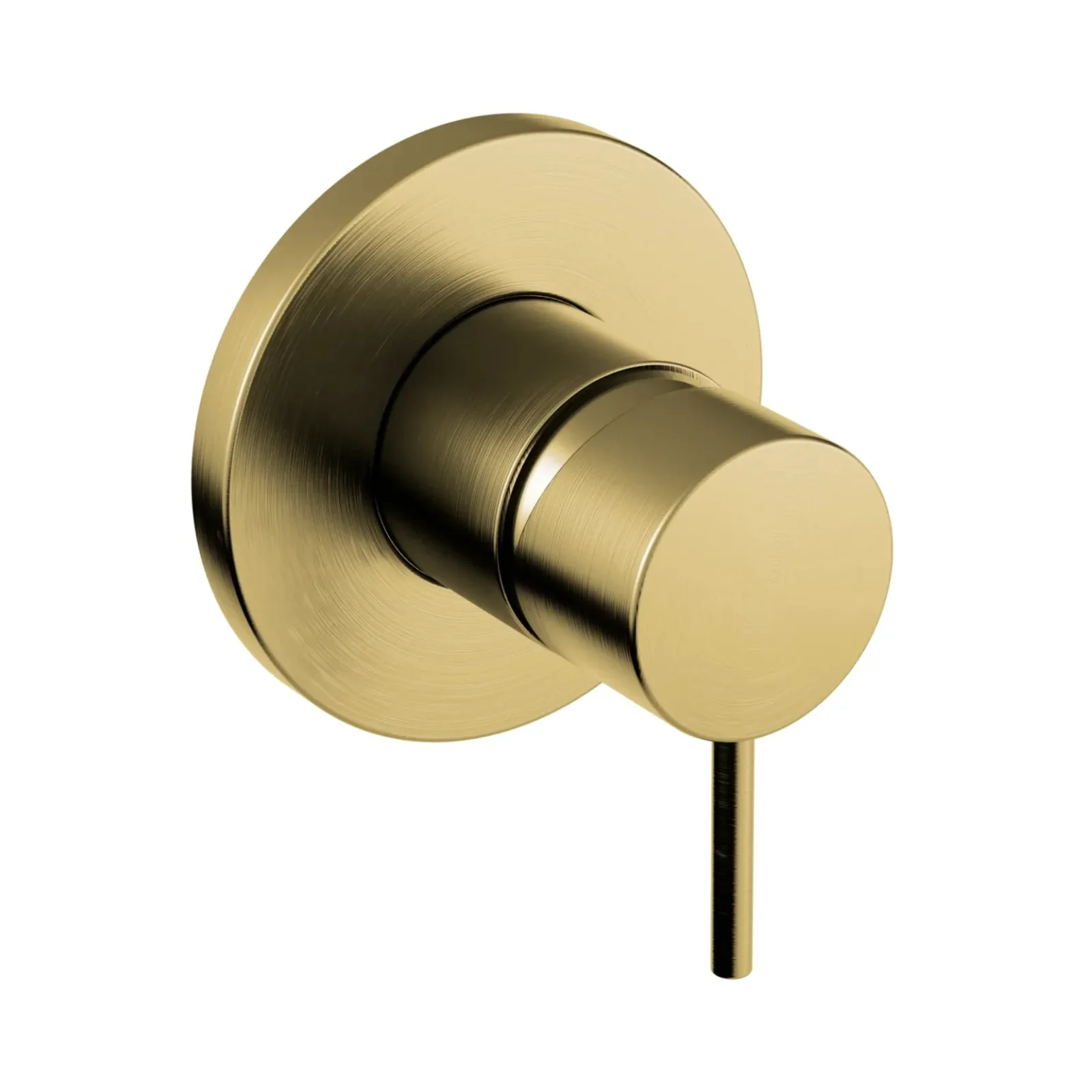Acabamento para Monocomando de Chuveiro Brushed Gold Doka Loop
