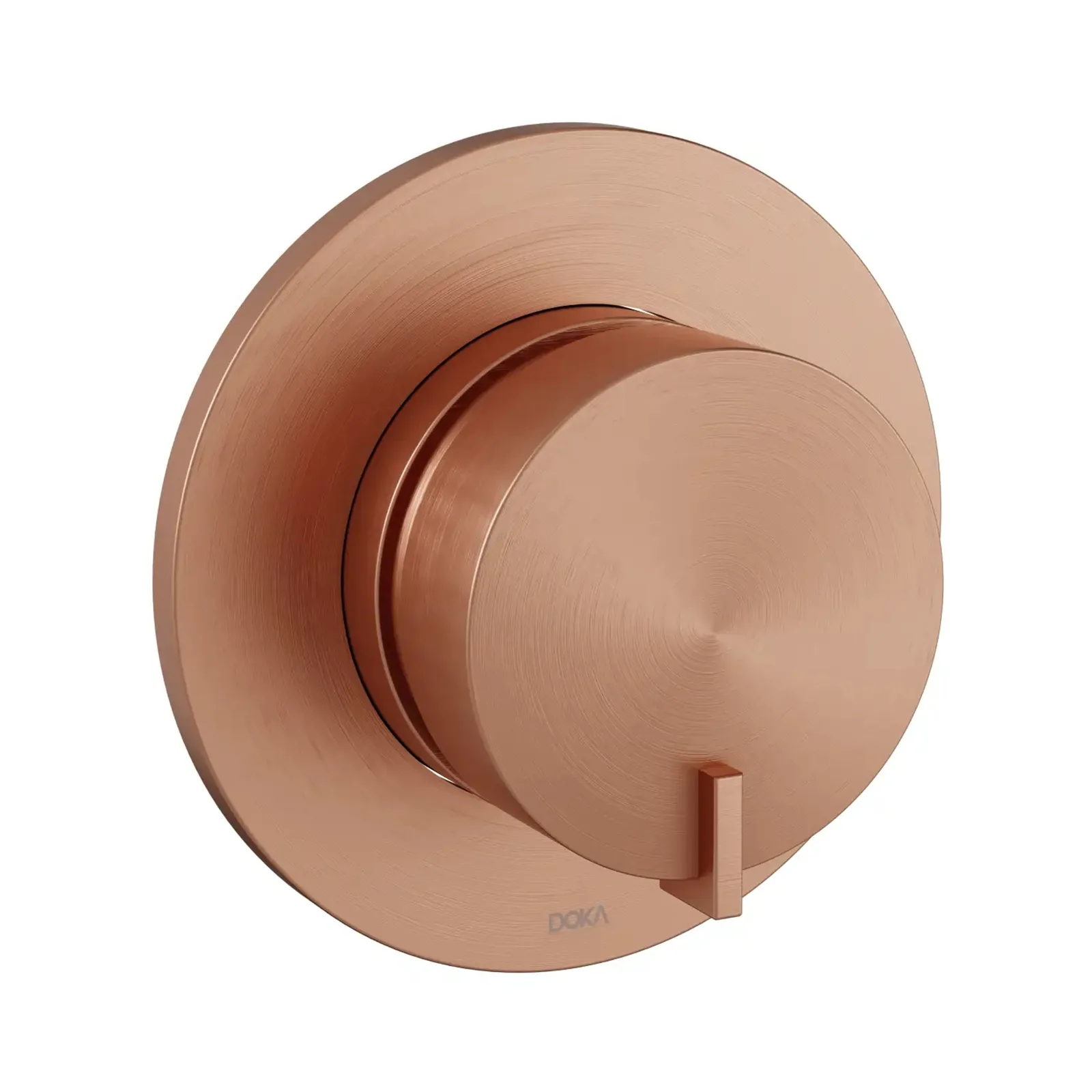 Acabamento Monocomando de Chuveiro Brushed Rose Gold Doka Quantum