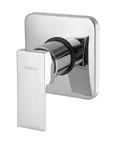 Acabamento Meber Axiom Slim Cromado Mon Chuv.2997 C52