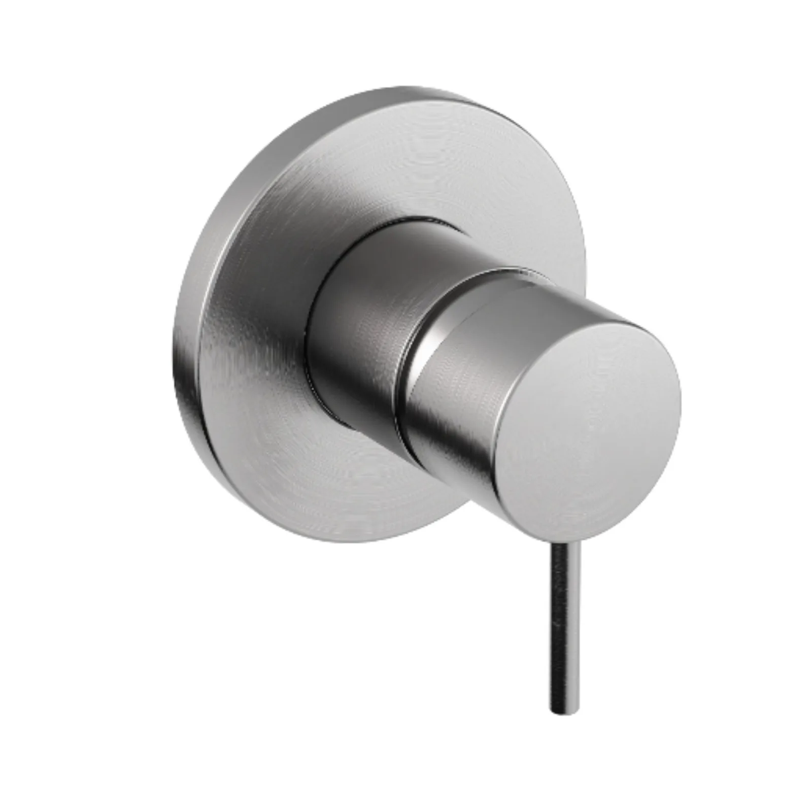 Acabamento Monocomando de Chuveiro Brushed Nickel Doka Loop