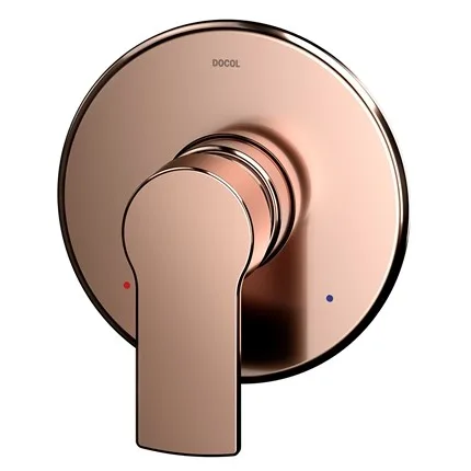 Acabamento Monocomando Chuveiro e Ducha Cobre Polido Docol Argon