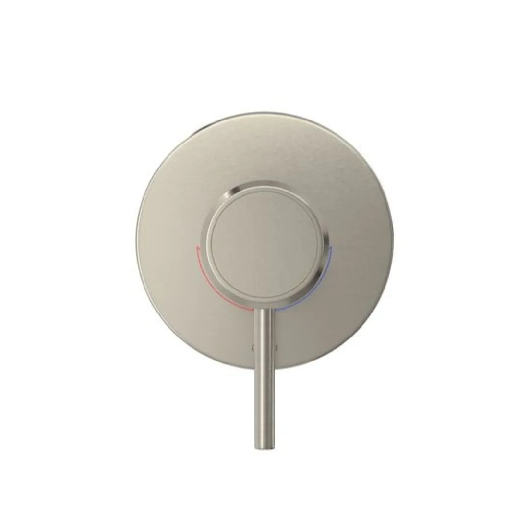 Acabamento Monocomando Redondo De Inox Para Chuveiro Deca You