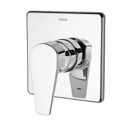 Acabamento monocomando para Chuveiro/Ducha Higiênica Docol Lift Cromado