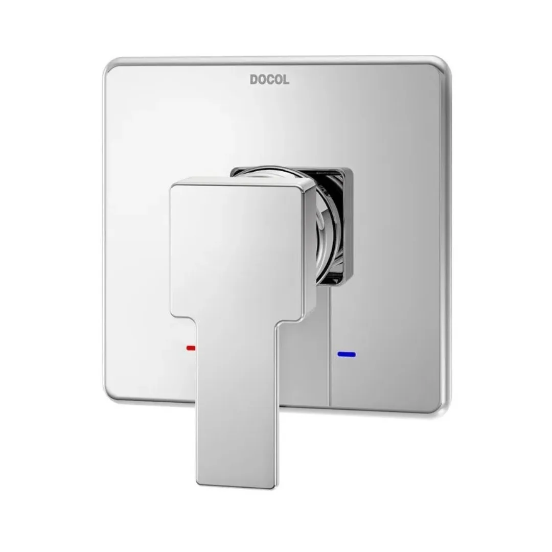 Acabamento Monocomando Para Chuveiro e Ducha Cromado Docol Edge
