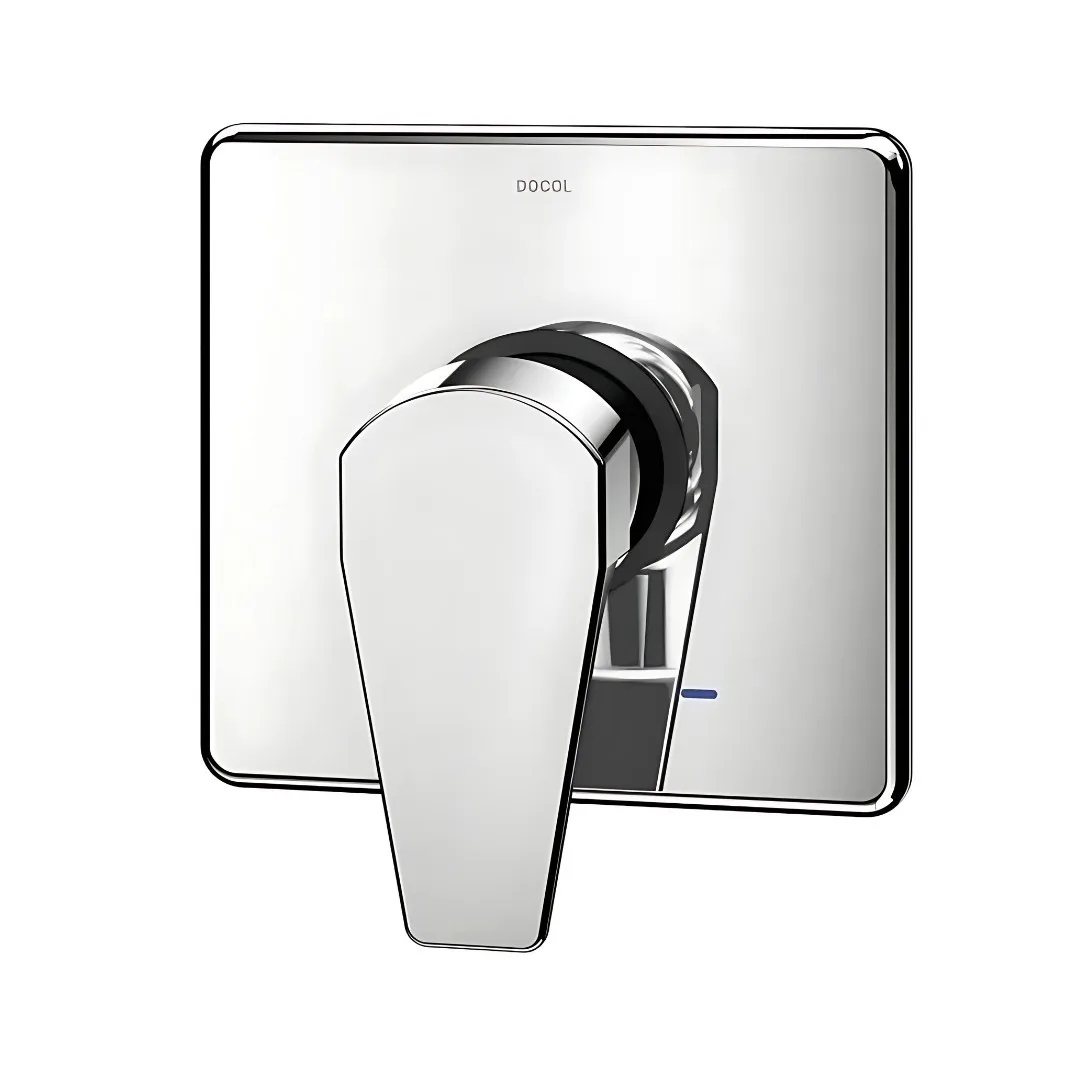Acabamento Monocomando Para Chuveiro e Ducha Cromado Docol Lift Base Deca