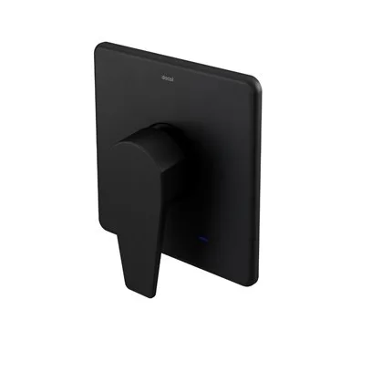 Acabamento Monocomando para Chuveiro e Ducha Docol Lift Preto 1/2 Base Deca