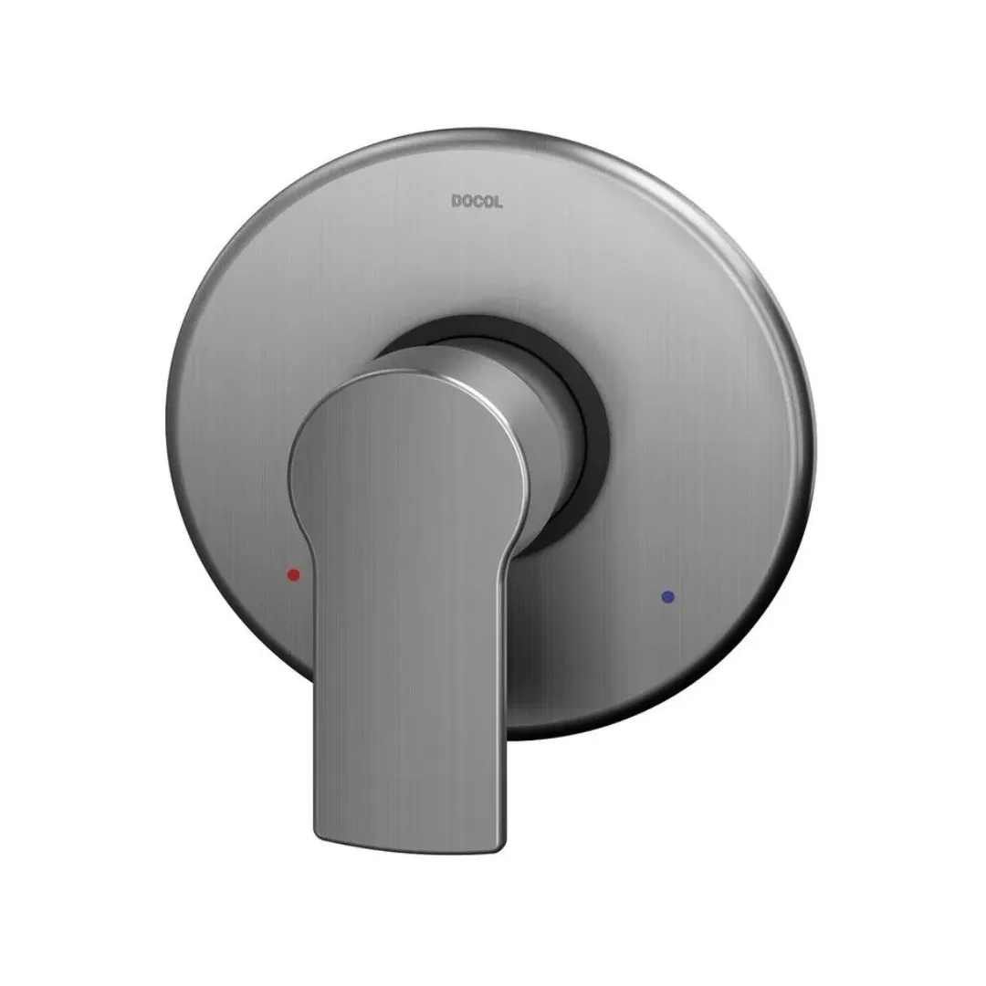 Acabamento Monocomando Para Chuveiro e Ducha Grafite Escovado Docol Argon
