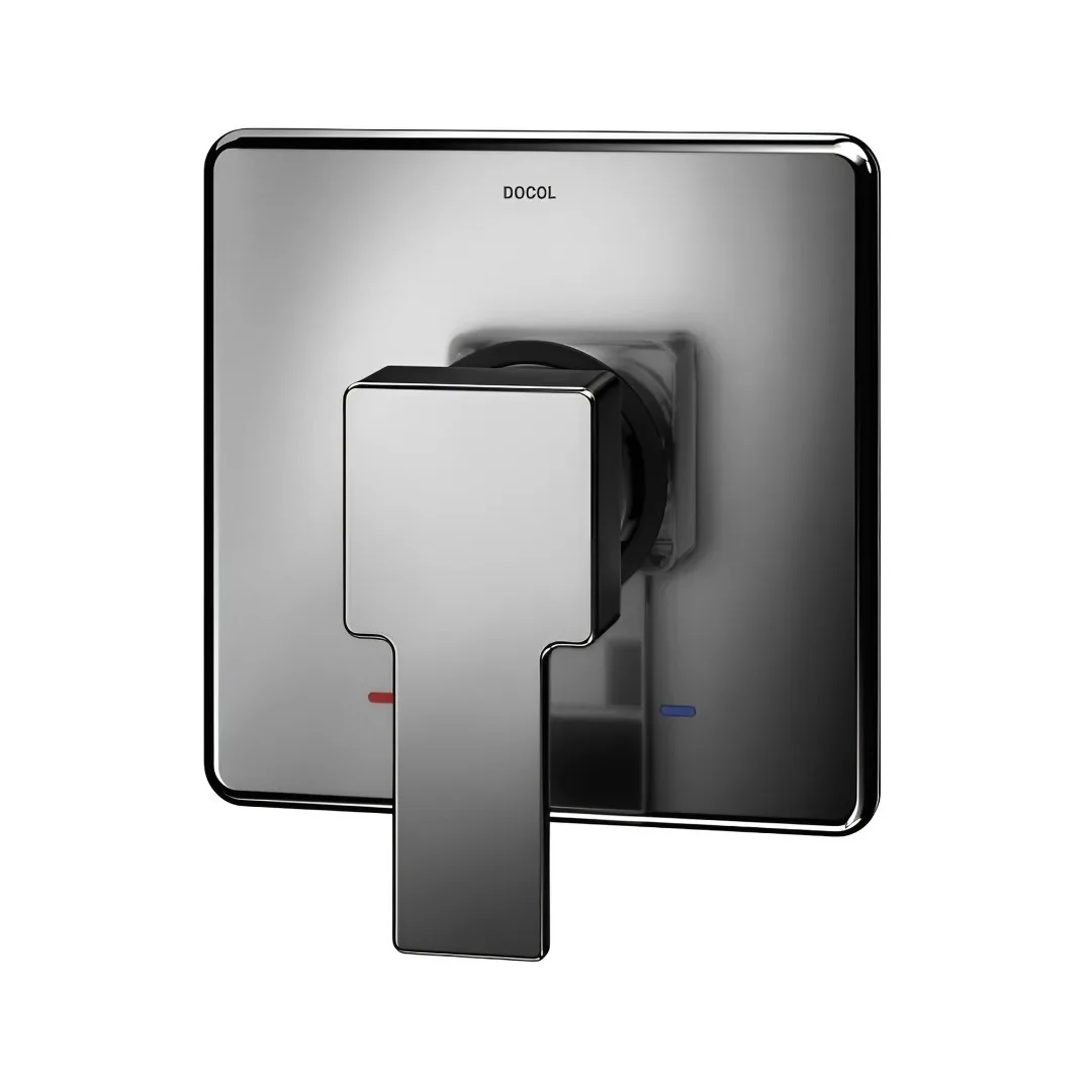 Acabamento Monocomando Para Chuveiro e Ducha Grafite Polido Docol Edge