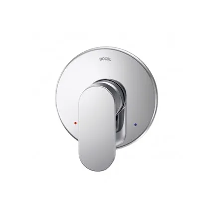Acabamento monocomando para chuveiro e ducha higiênica AP 1/2 Docol Kaila Cromado