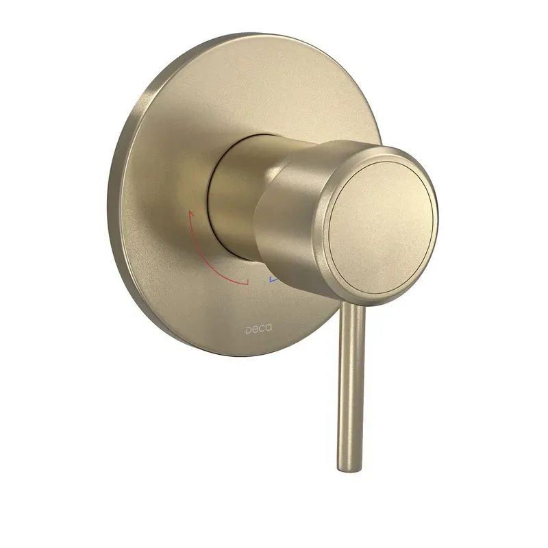 Acabamento Monocomando Redondo para Chuveiro Deca You Summer Gold