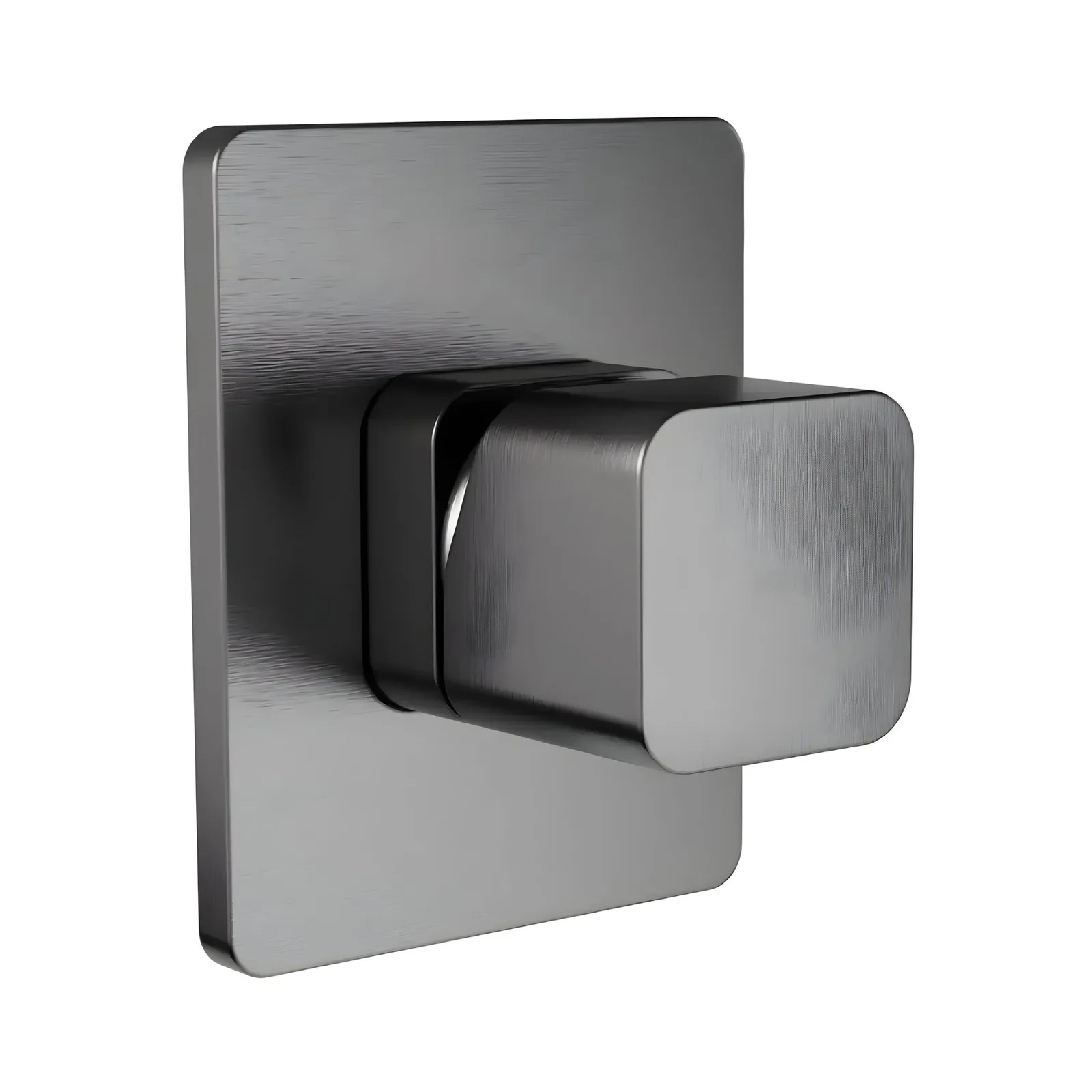 Acabamento para Monocomando de Alta Pressão e Ducha Higiênica Brushed Nickel Doka Rivvo