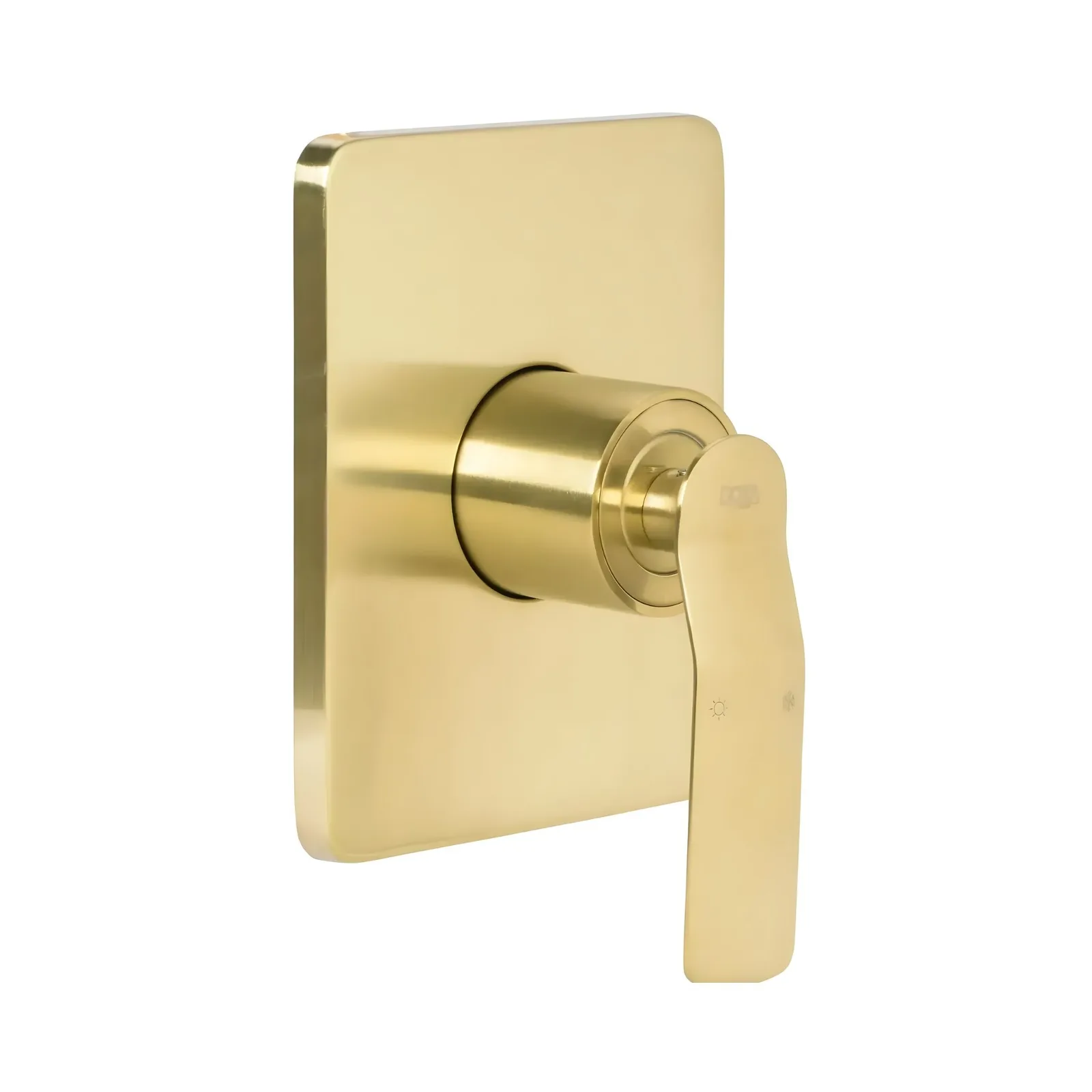 Acabamento para Monocomando de Alta Pressão/Ducha Higiênica Brushed Gold Doka Rainbow
