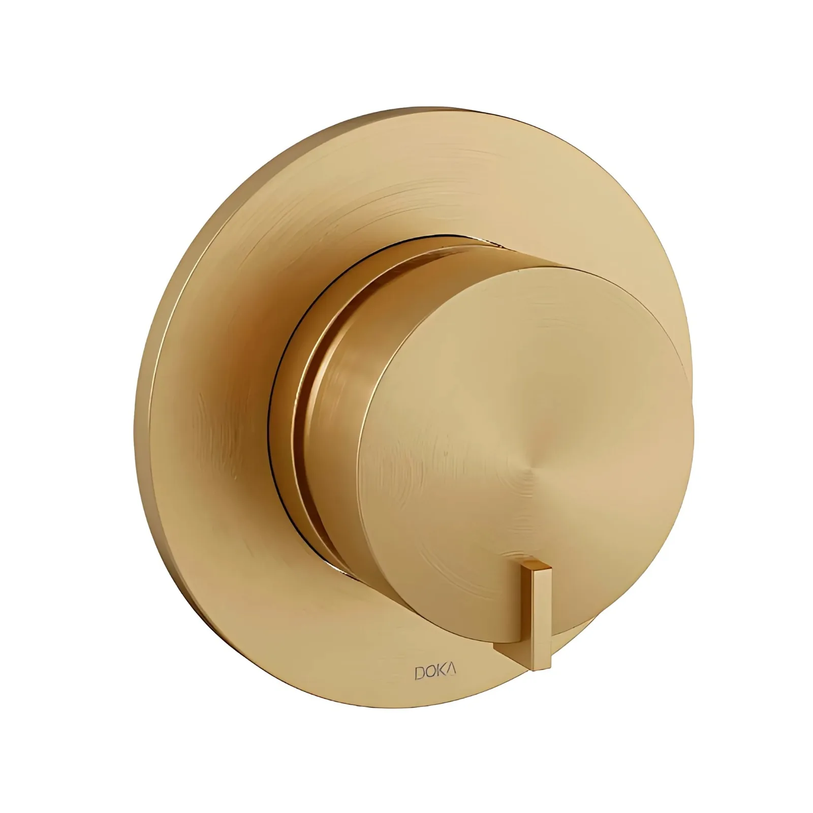 Acabamento Monocomando de Chuveiro Brushed Gold Doka Quantum
