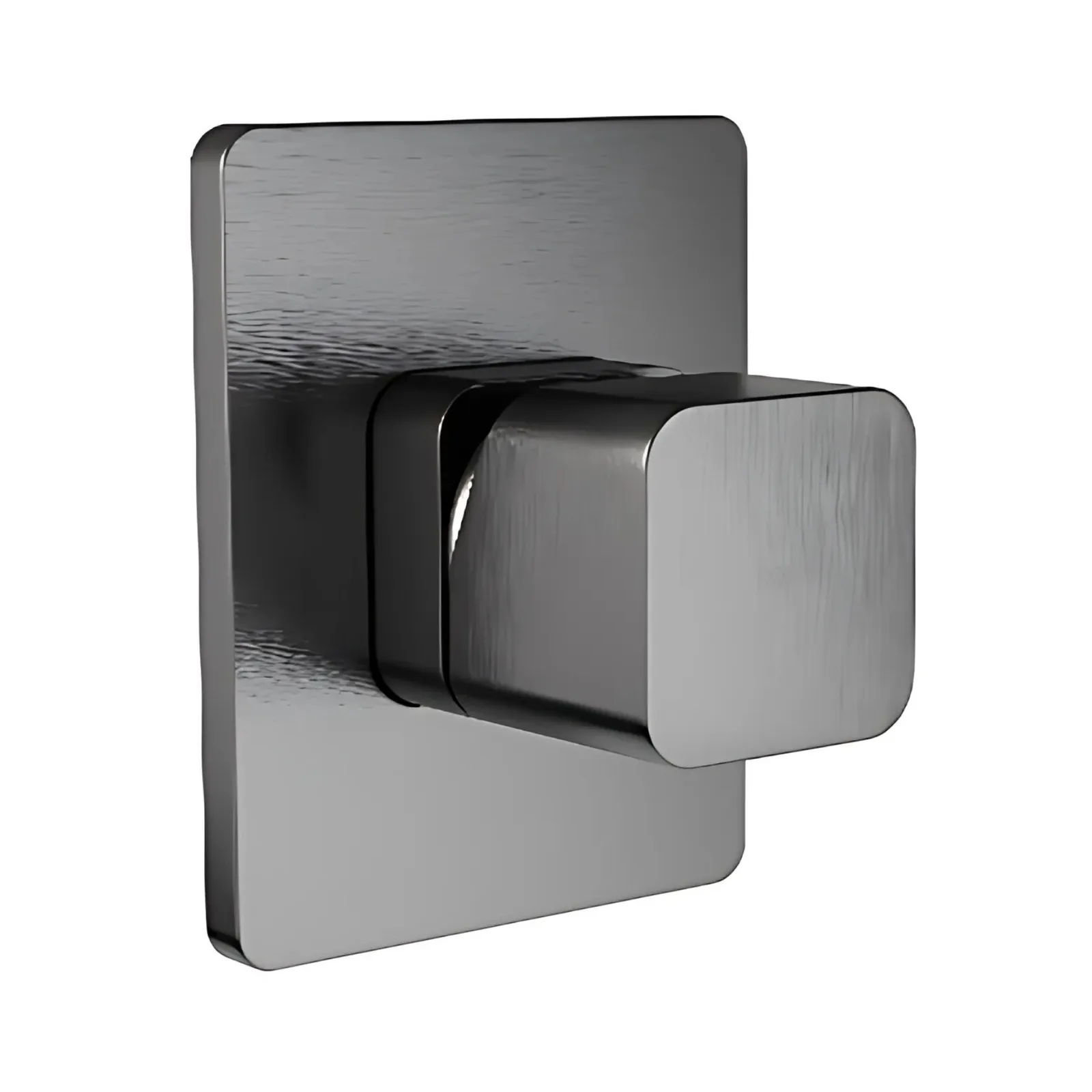 Acabamento Monocomando de Chuveiro Brushed Nickel Doka Rivvo