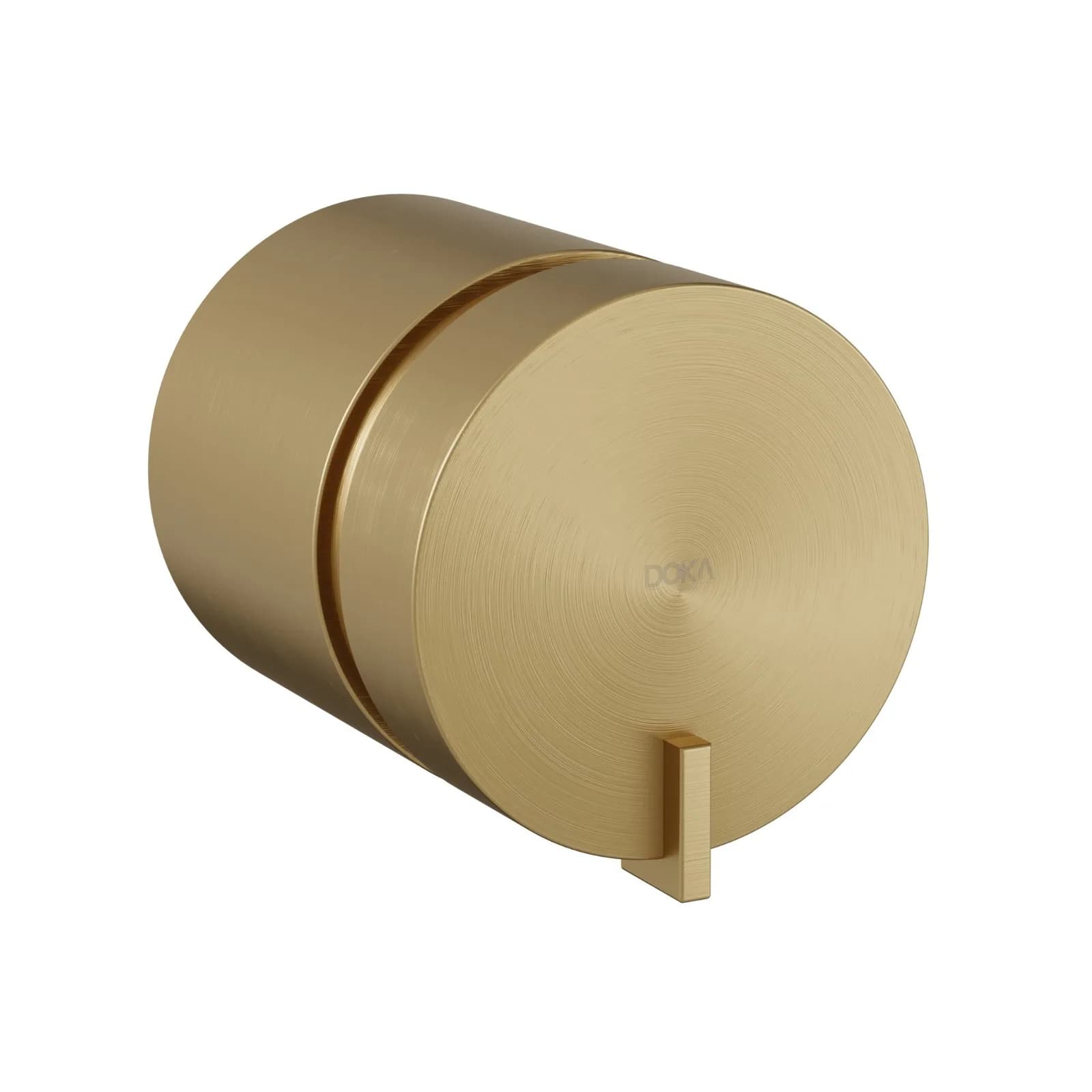 Acabamento para Registro Brushed Gold Doka Quantum