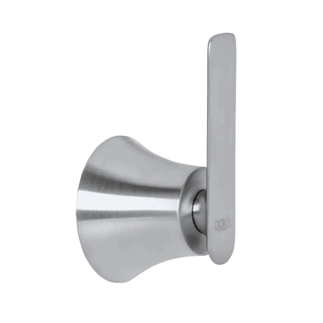 Acabamento Para Registro Brushed Nickel Doka Rainbow Base Deca