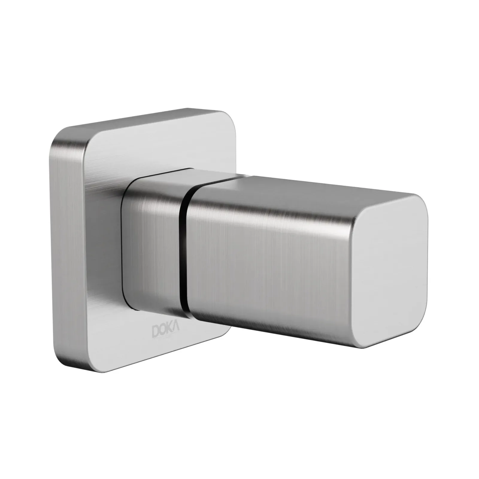 Acabamento para Registro Brushed Nickel Gaveta Deca 1/2 E 3/4 Doka Rivvo