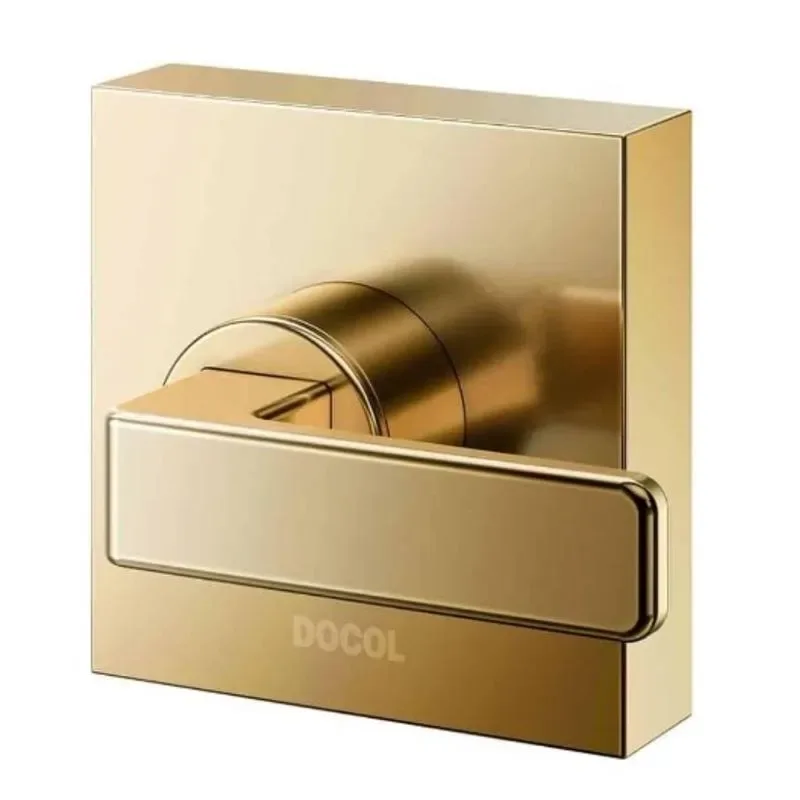 Acabamento para Registro Docol Stillo 3/4 Ouro Escovado Base Deca