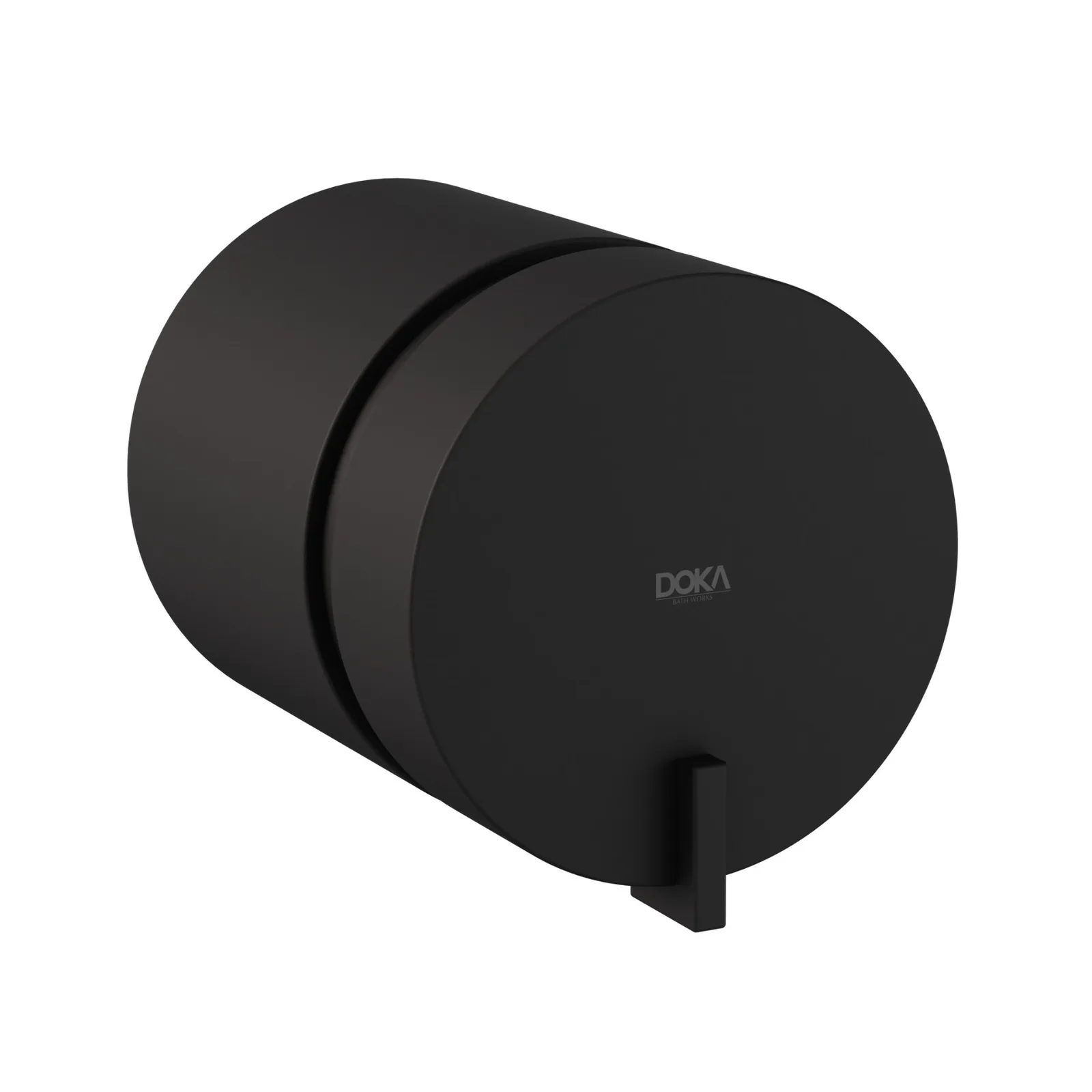 Acabamento para Registro Doka Base Docol Quantum Matt Black