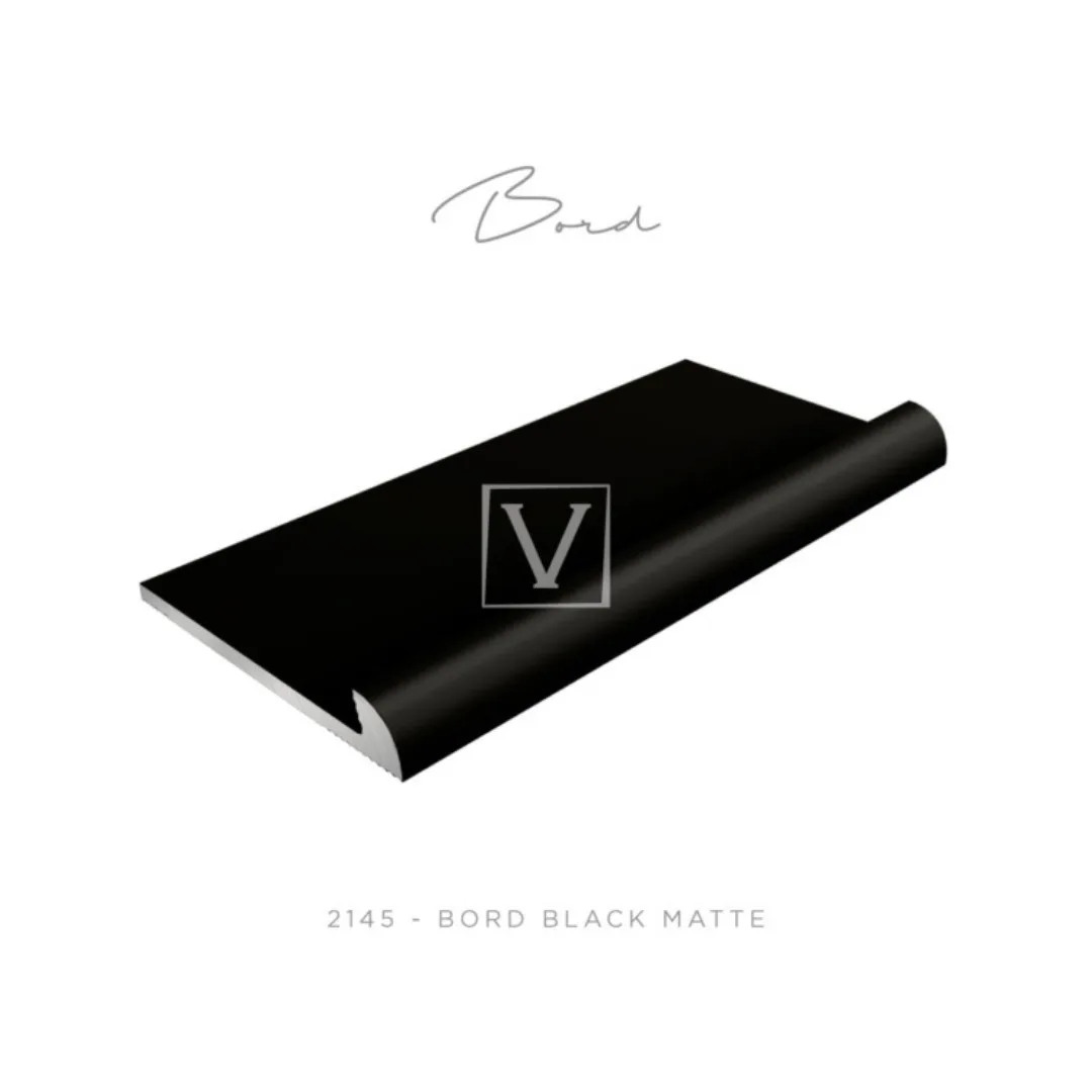 Acabamento Piso Vinílico 3m 25x4mm Viscardi Bord Black