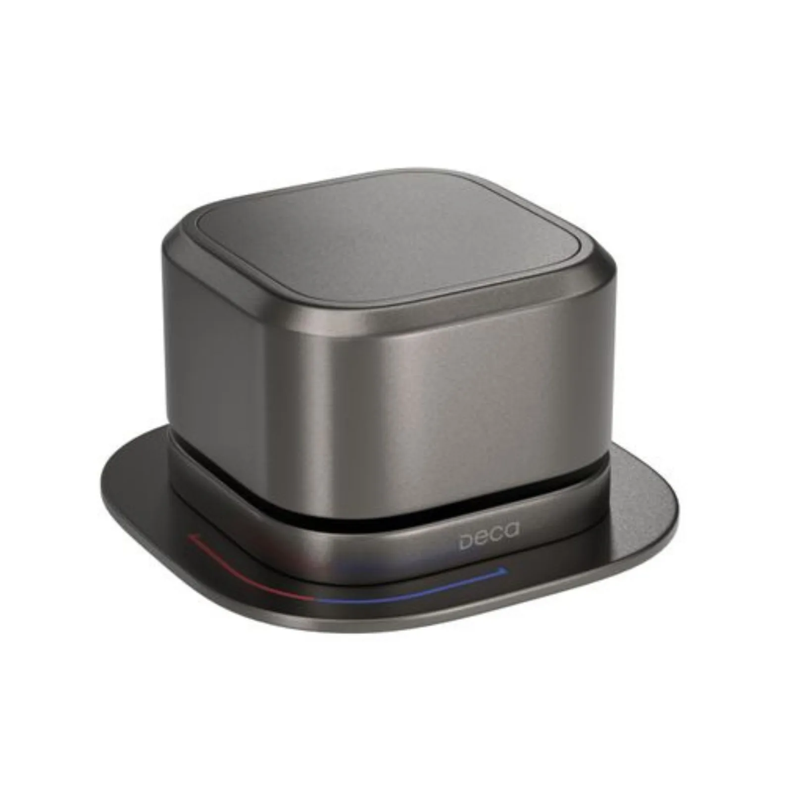 Acionamento Para Monocomando Quadrado De Mesa Para Banheiro Dark Antracite Deca You