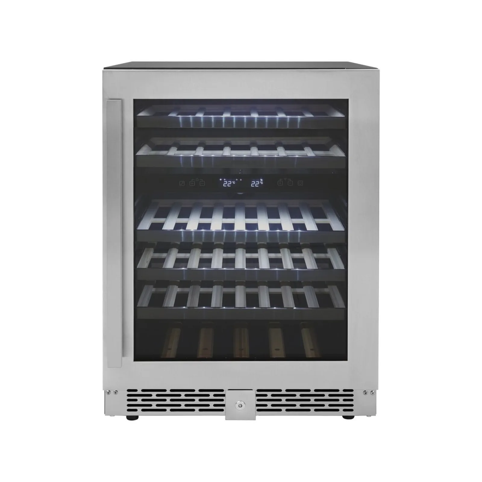 Adega 45 Garrafas Inox Tramontina Dual Zone Tsmart