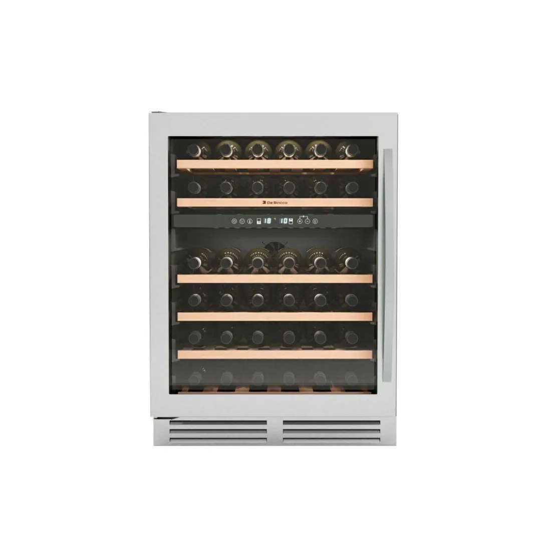 Adega 46 Garrafas Dual Zone Inox DeBacco