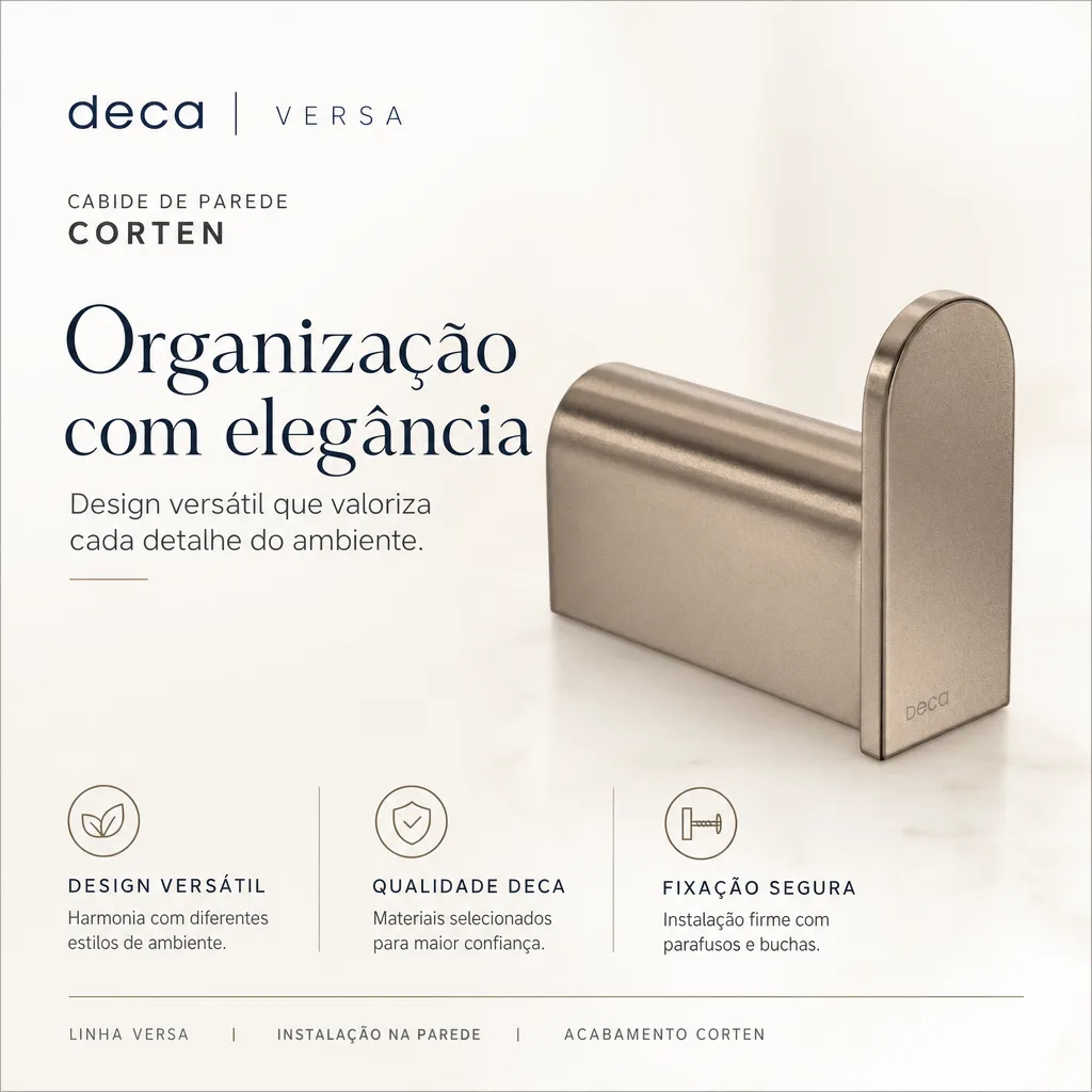 Cabide Corten Deca Versa