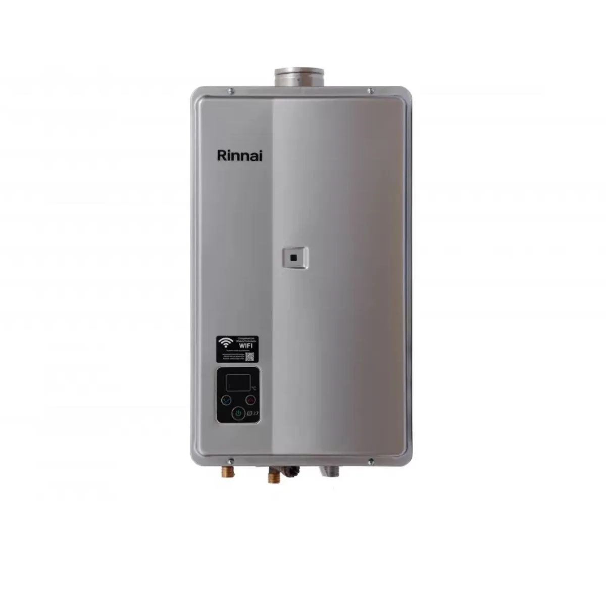 Aquecedor Á Gás Glp 27L Rinnai Digital Prata Reue271fehgl3
