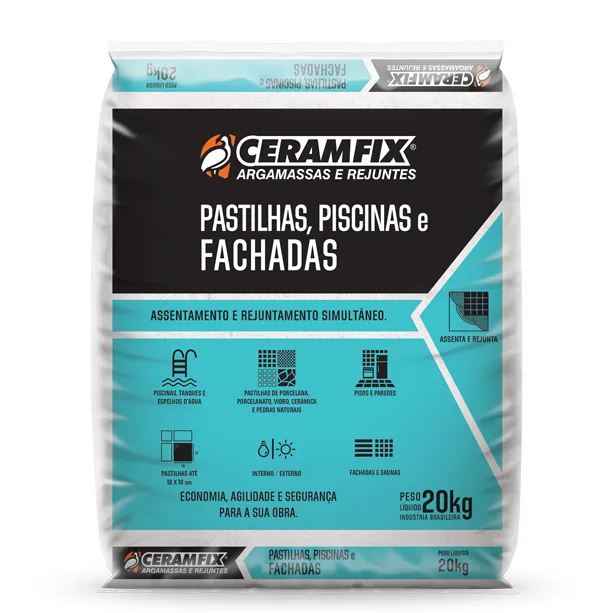 Argamassa Ceramfix Past. Pscina/facha 20 Kg Autofugante