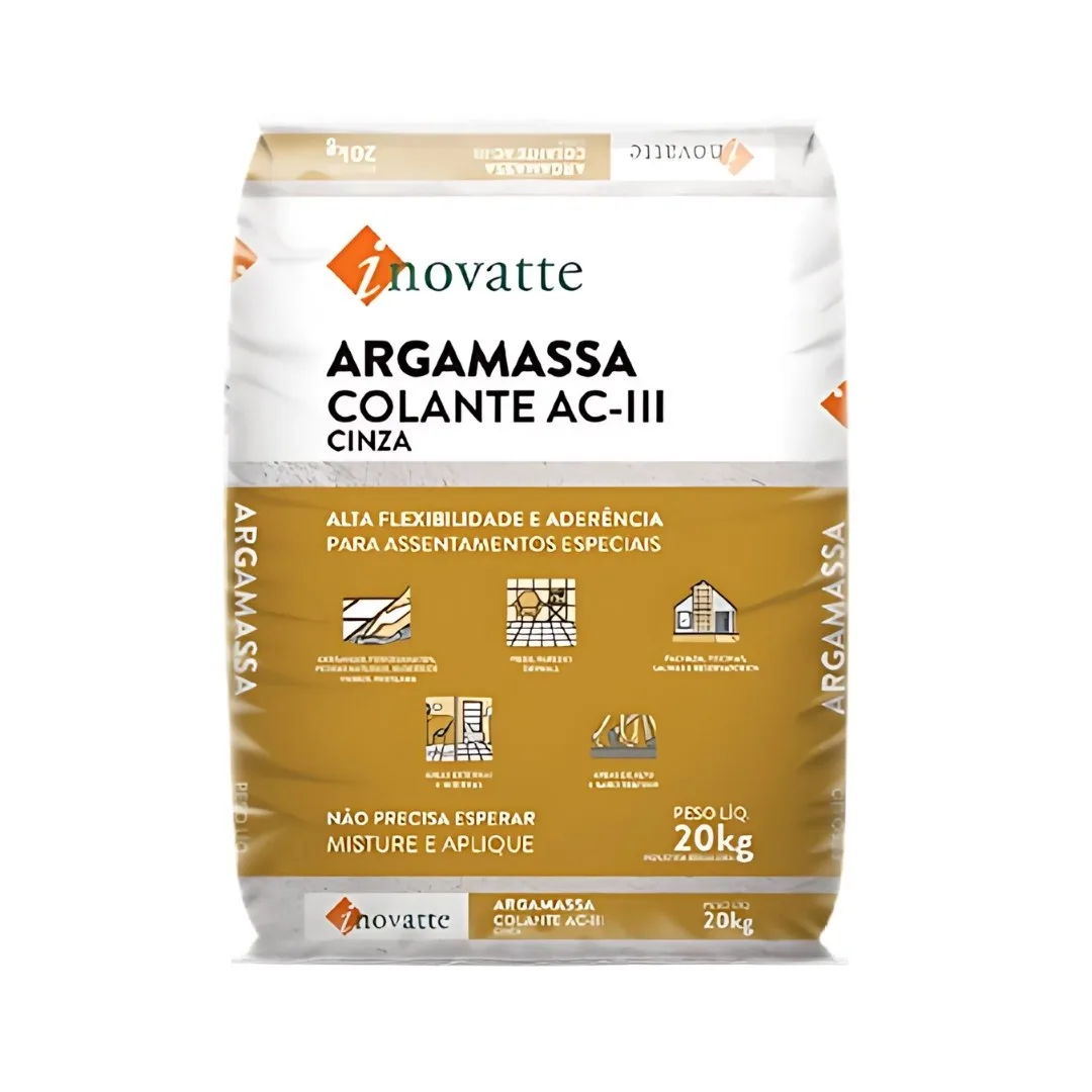 Argamassa Colante Ac-III Cinza Inovatte 20 Kg