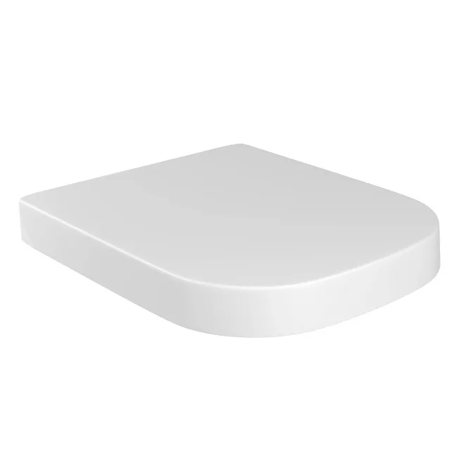 Assento Quadra/Piano Branco Termofixo com Slow Close Deca