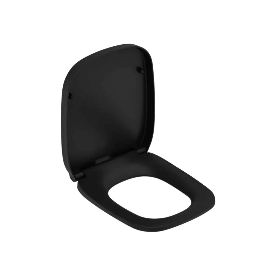 Assento Sanitário Roca Debba Classic Black Matte